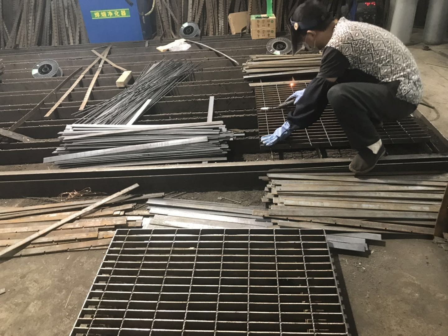 平臺(tái)鋼格柵板